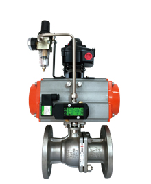 |氣動不銹鋼法蘭球閥|